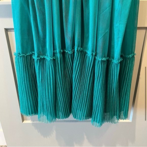 $240 NWT Anthropologie Hutch Sz 12 Square Neck Tulle Maxi Dress Sweetheart Neck - Picture 6 of 10